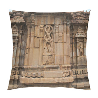 Personality  Pillared Dev-koshthas On The Southern Mukha Mandapa Depicting Figures Of Shiva, Mallikarjuna Temple, Pattadakal Temple Complex, Pattadakal, Karnataka, India.  Pillow Covers