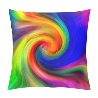 Personality  Color Twirl Pillow Covers
