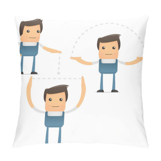Personality  Set Of Funny Cartoon Mechanic Pillow Covers