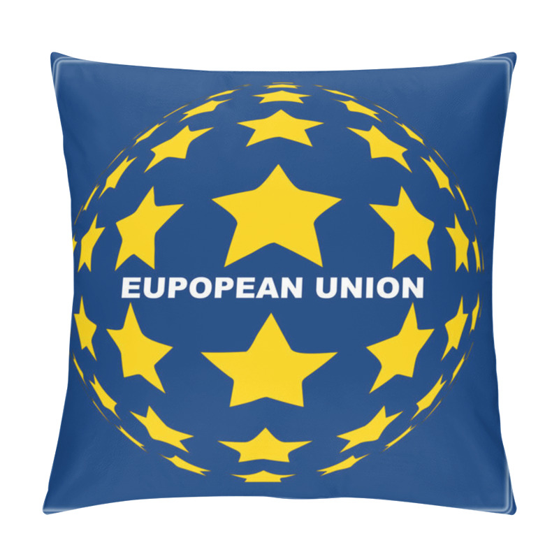 Personality  European Union Pillow Covers