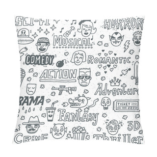 Personality  Movie Genres. TV Shows Pillow Covers