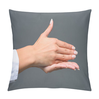 Personality  Person Gesturing Signed Language Pillow Covers