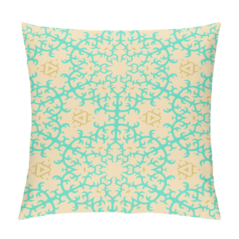 Personality  Vector Seamless Flourish Damask Pattern Pillow Covers