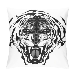 Personality  Tiger-art Pillow Covers
