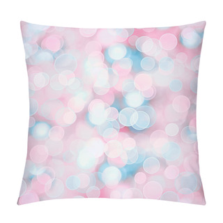 Personality  Abstract Multicolored Background With Blur Bokeh For Design Pillow Covers