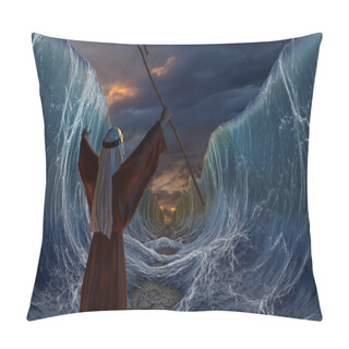 Personality  Crossing The Red Sea With Moses Pillow Covers