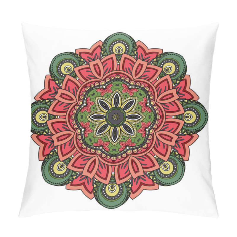 Personality  Beautiful Deco Colored Mandala pillow covers
