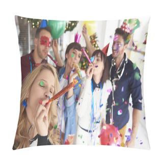 Personality  Young People Celebrate New Year  Pillow Covers