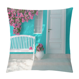 Personality  Entrance Of A House. Pillow Covers