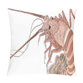 Personality  Ukiyo-e Shrimp 2 Pillow Covers