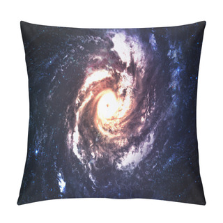 Personality  Incredibly Beautiful Spiral Galaxy Somewhere In Deep Space. Elements Of This Image Furnished By NASA. Pillow Covers