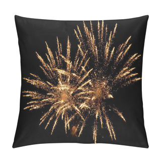 Personality  Fireworks In The Night Sky Pillow Covers