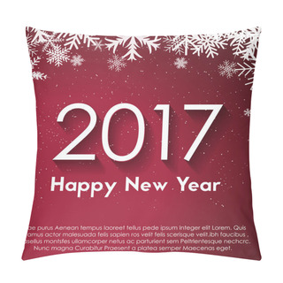 Personality  Happy New Year 2017 Inscription Pillow Covers