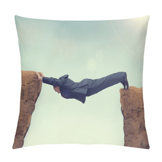 Personality  Businessman Over Stretched Pillow Covers