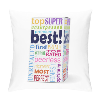 Personality  Best Word On Product Box Pillow Covers