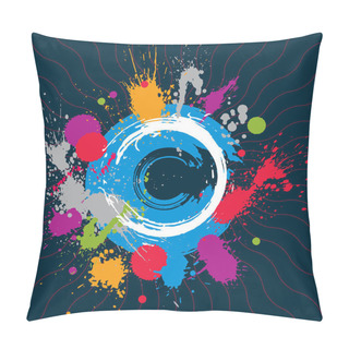 Personality  Ink Splash Seamless Pattern Pillow Covers