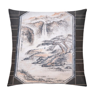 Personality  Yunnan Lijiang Residential Door Side Alley Mural Pillow Covers