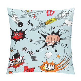 Personality  Comic Elements Pillow Covers