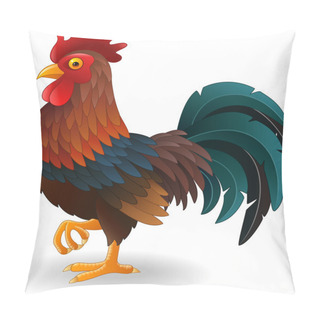 Personality  Cute Rooster Cartoon Pillow Covers