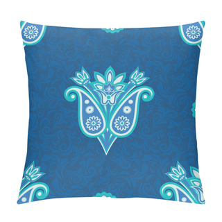 Personality  Ornamental Flower Pattern Pillow Covers