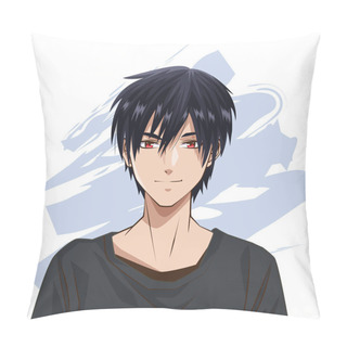 Personality  Young Man Anime Style Character Pillow Covers