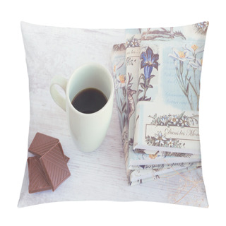 Personality  Coffee, Chocolate And Botanical Note Pad Pillow Covers