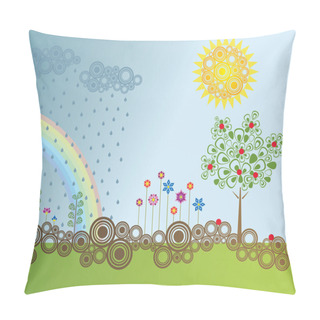 Personality  Retro Style Garden Pillow Covers