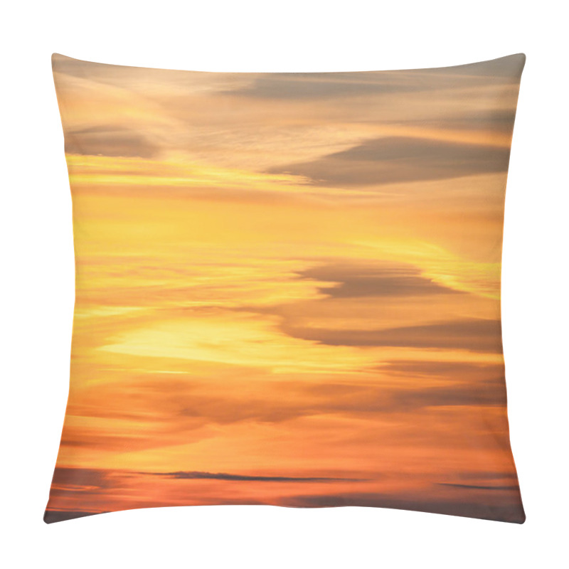 Personality  sunset over sea water pillow covers