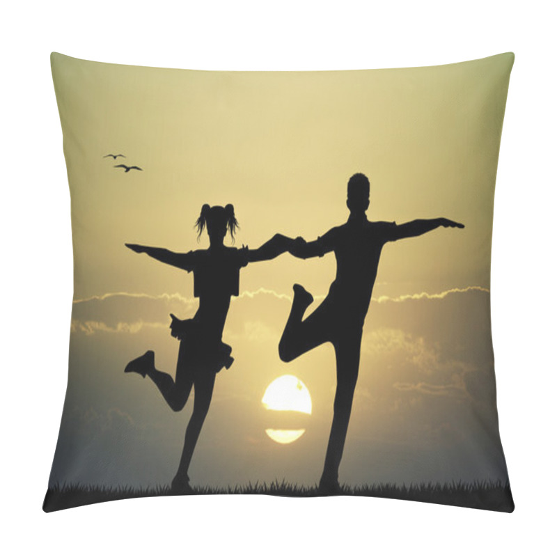 Personality  Acrobatic rock and roll pillow covers