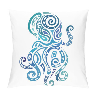 Personality  Ocean Octopus. Ethnic Pattern. Pillow Covers