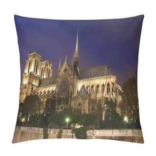 Personality  Notre Dame Cathedral Pillow Covers