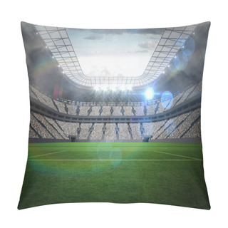 Personality  Large Football Stadium With Lights Pillow Covers