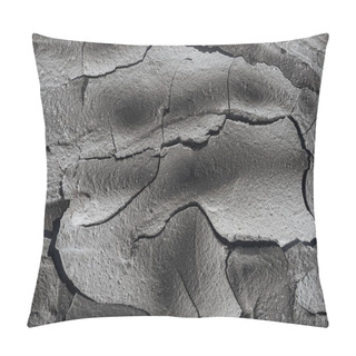 Personality  Dried Cracked Wasteland Surface, Global Warming Concept Pillow Covers