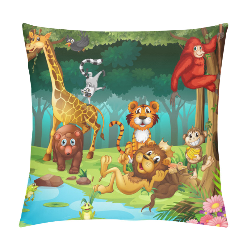Personality  Animals And Forest Pillow Covers