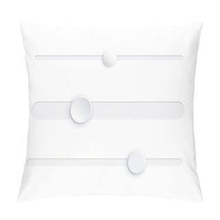 Personality  Scrollbar Element Button. Interaction Technique Or Widget For Scrolling Content On Webpage, Desktop Or Mobile Application. Navigation Element. Frontend Control Vector Illustration On White Background. Pillow Covers