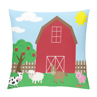 Personality  Cute Farm Pillow Covers