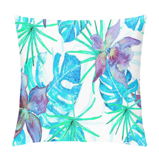 Personality  Orchid Seamless Pattern. Pillow Covers