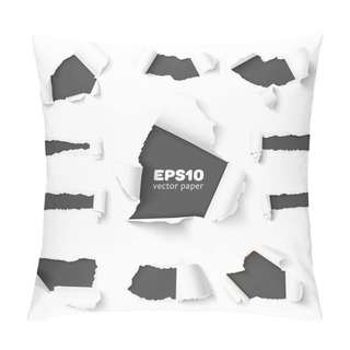 Personality  Big Collection Of Torn Paper Pillow Covers