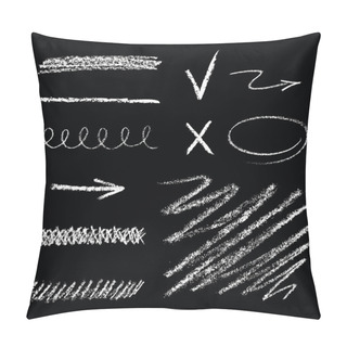 Personality  Hand Drawn Elements Pillow Covers