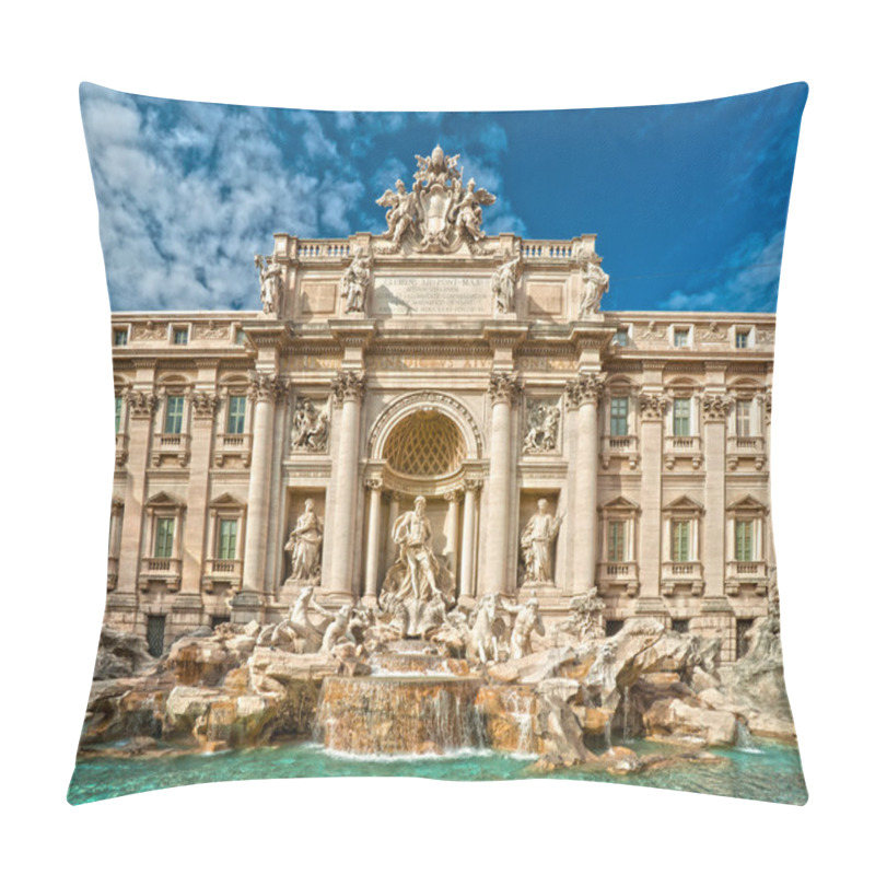 Personality  The Famous Trevi Fountain , Rome, Italy. Pillow Covers