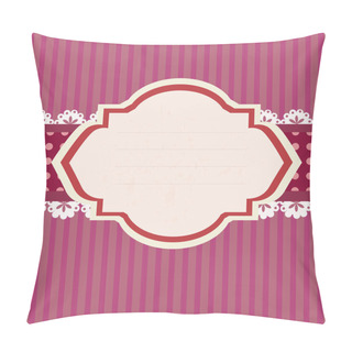 Personality  Retro Tag. Vector Vector Illustration  Pillow Covers