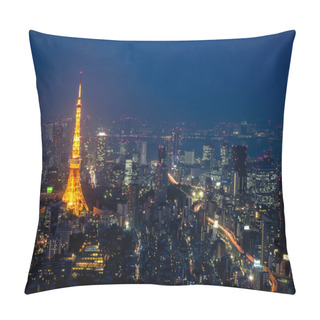 Personality  Tokyo Night Cityscape Pillow Covers