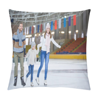 Personality  At Ice-skating Rink Pillow Covers