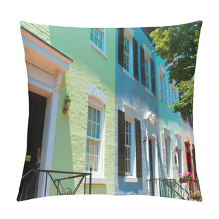 Personality  Georgetown Historical District Facades Washington Pillow Covers