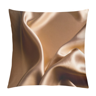 Personality  Silk Background Texture. Light Beige Pillow Covers