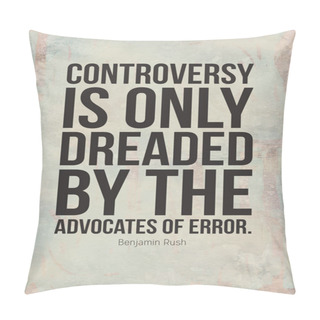 Personality  Grunge Motivational Posters With Business Quotations Pillow Covers