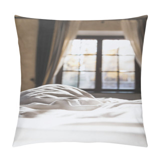 Personality  Autumn Story. View From The Bedroom To The Autumn Natur Pillow Covers
