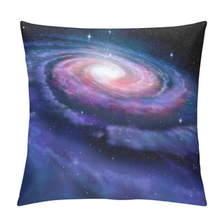Personality  Spiral Galaxy, Illustration Of Milky Way Pillow Covers