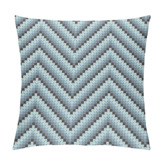 Personality  Seamless 60s Retro Zigzag Pattern Cool Pillow Covers