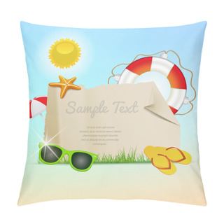 Personality  Retro Styled Summer Banners Pillow Covers